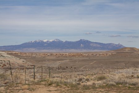Uitzicht vanuit de Four Corners, New Mexico, Colorado, Utah en Arizona